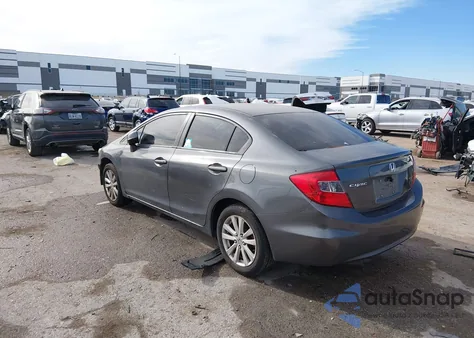 2012 Honda Civic Ex z USA, uszkodzony, nr VIN 19XFB2F82CE083309